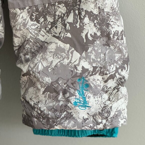 32 Degrees Weatherproof Girl's Winter Ski/Snow Pants, Grey Camouflage, M (10-12) - Picture 10 of 12